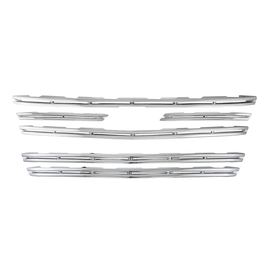 IWCGI117 – COAST2COAST Grille Insert, Overlay Horizontal Bar Style 5 Piece With Horizontal Bar Style Bumper Grille In...